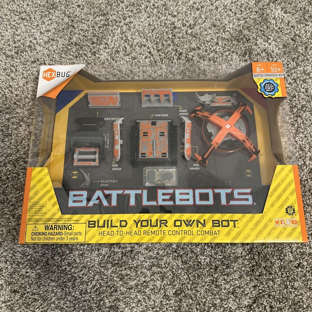 HEXBUG® Battlebots "Build Your Own Bot" Battle Strategy Kit "TANK" New 413-6584
